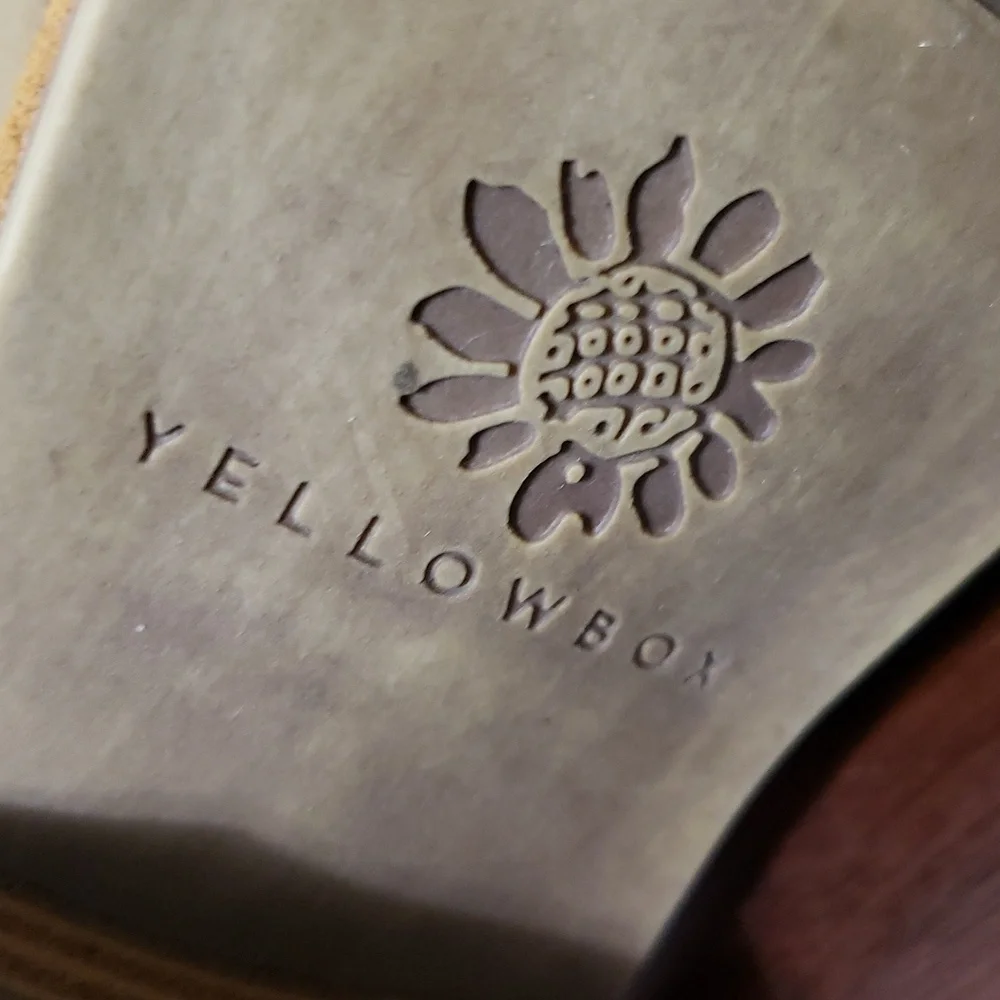 YELLOW BOX FREEDAH Tan‎ Suede Slip-On Slingback Loafers - Picture 6 of 7